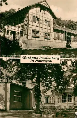 AK / Ansichtskarte Rastenberg Kurhaus Gartenterrasse Rastenberg