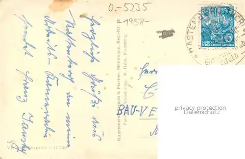 AK / Ansichtskarte Rastenberg Kurhaus Gartenterrasse Rastenberg