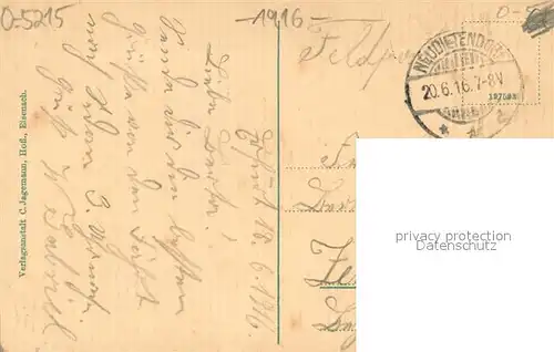 AK / Ansichtskarte Drei_Gleichen Veste Wachsenburg Feldpost Drei_Gleichen