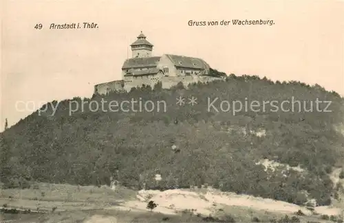AK / Ansichtskarte Arnstadt_Ilm Veste Wachsenburg Arnstadt_Ilm