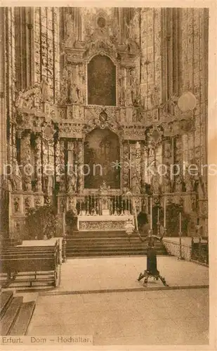 AK / Ansichtskarte Erfurt Dom Hochaltar Erfurt