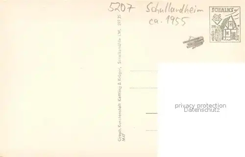 AK / Ansichtskarte Ruppichteroth Schullandheim Ruppichteroth