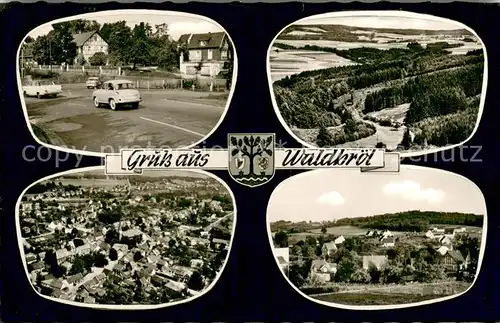 AK / Ansichtskarte Waldbroel Automobile Panorama Waldbroel