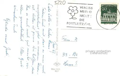 AK / Ansichtskarte Waldbroel Automobile Panorama Waldbroel