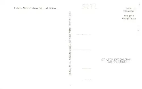 AK / Ansichtskarte Alzen_Sieg Herz Mariae Kirche Alzen_Sieg
