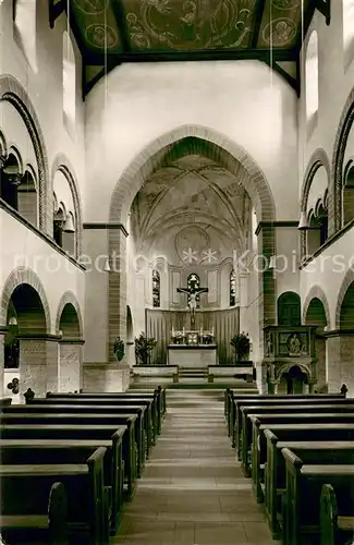 AK / Ansichtskarte Morsbach_Sieg Pfarrkirche St. Gertrudis Innenansicht Morsbach Sieg
