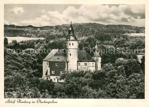 AK / Ansichtskarte Nuembrecht Schloss Homburg Oberbergisches Land Nuembrecht