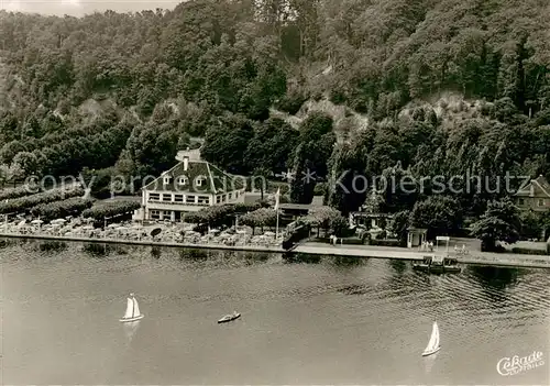 AK / Ansichtskarte Bredeney Baldeneyer Faehre Seegaststaette Baldeneysee Bredeney