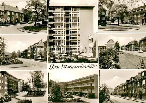 AK / Ansichtskarte Margarethenhoehe_Essen Teilansichten Siedlung Hochhaus Margarethenhoehe Essen