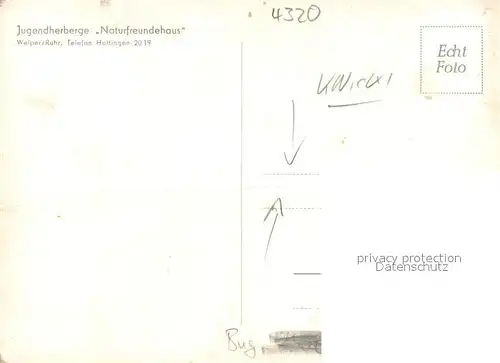 AK / Ansichtskarte Welper Jugendherberge Naturfreundehaus Welper