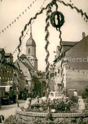 AK / Ansichtskarte Rosswein Schul  und Heimatfest Altstadt Kirche Rosswein