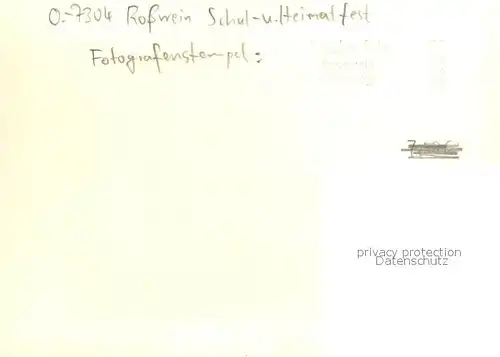 AK / Ansichtskarte Rosswein Schul  und Heimatfest Nachtaufnahme Rosswein