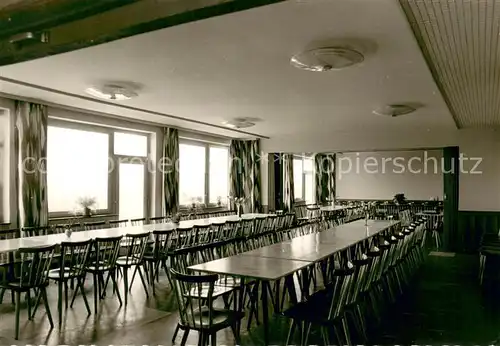 AK / Ansichtskarte Laubach_Hessen Jugendherberge Haus der Jugend am Ramsberg Speiseraum Laubach Hessen