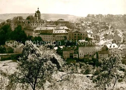 AK / Ansichtskarte Weilburg Stadtpanorama mit Schloss Weilburg