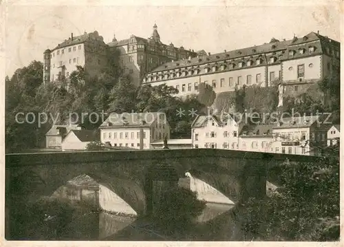 AK / Ansichtskarte Weilburg Blick zum Schloss Weilburg