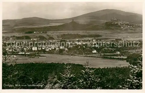 AK / Ansichtskarte Giessen_Lahn Panorama Blick vom Schiffenberg Giessen_Lahn