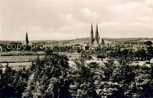 AK / Ansichtskarte Billerbeck_Westfalen Blick vom Moellerings Huegel Kirchen Billerbeck_Westfalen