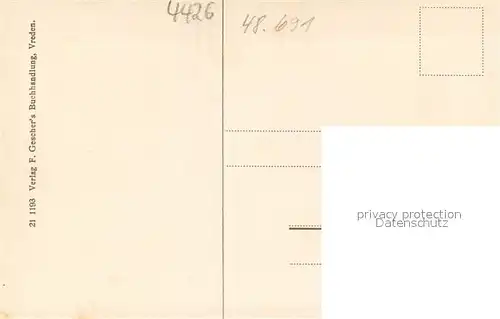 AK / Ansichtskarte Vreden Pfarrkirche Klappaltar Vreden