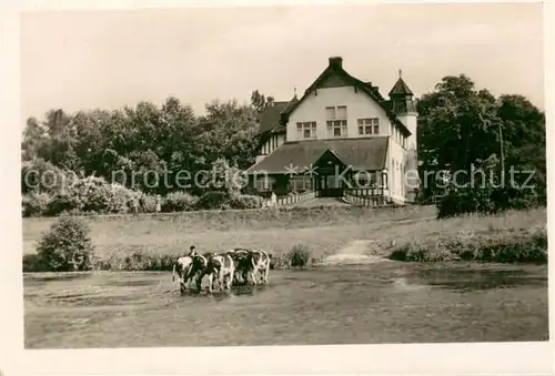 AK / Ansichtskarte Bad_Oeynhausen Sielwirtschaft an der Werra Bad_Oeynhausen