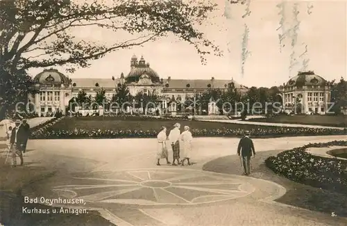 AK / Ansichtskarte Bad_Oeynhausen Kurhaus und Anlagen Bad_Oeynhausen