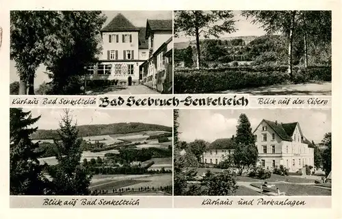 AK / Ansichtskarte Bad_Senkelteich Kurhaus Blick zum Eiberg Ortsansicht Kurhaus und Parkanlagen Bad_Senkelteich