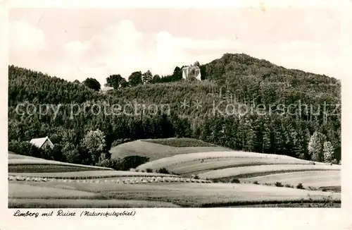 AK / Ansichtskarte Oldendorf_Wiehengebirge Limberg mit Ruine Oldendorf Wiehengebirge