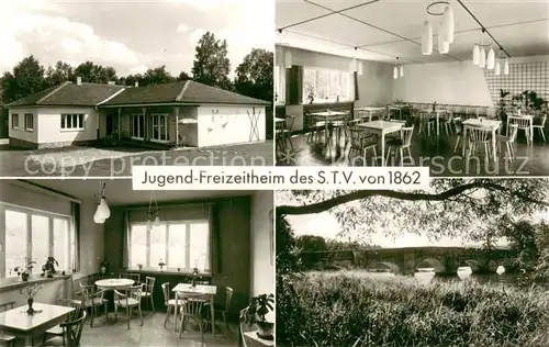 AK / Ansichtskarte Moehnesee Jugend Freizeitheim des STV von 1862 Gastraeume Wameier Bruecke Moehnesee