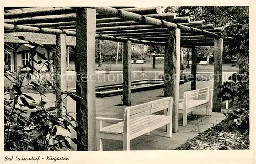AK / Ansichtskarte Bad_Sassendorf Kurgarten Bad_Sassendorf