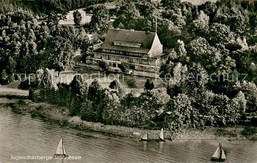 AK / Ansichtskarte Koerbecke_Moehnesee Jugendherberge  Koerbecke Moehnesee