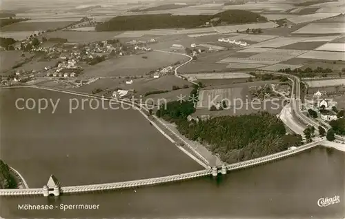 AK / Ansichtskarte Koerbecke_Moehnesee Sperrmauer  Koerbecke Moehnesee