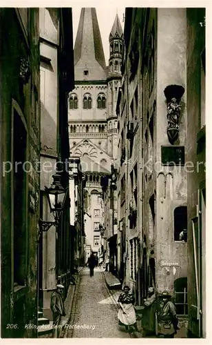 AK / Ansichtskarte Koeln_Rhein Auf dem Rothenberg Koeln_Rhein