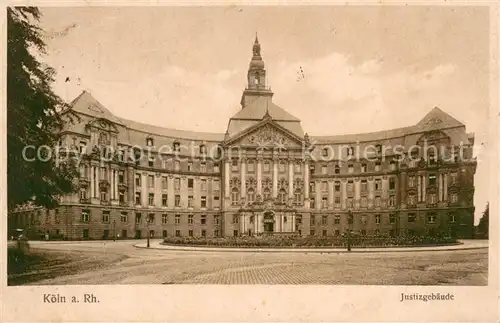 AK / Ansichtskarte Koeln_Rhein Justizgebaeude Koeln_Rhein