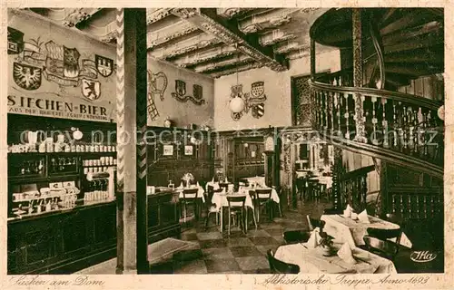 AK / Ansichtskarte Koeln_Rhein Siechen am Dom Gaststaette Koeln_Rhein