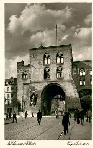 AK / Ansichtskarte Koeln_Rhein Eigelsteintor Koeln_Rhein