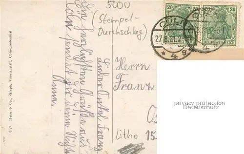 AK / Ansichtskarte Koeln_Rhein Hafeneinfahrt Koeln_Rhein