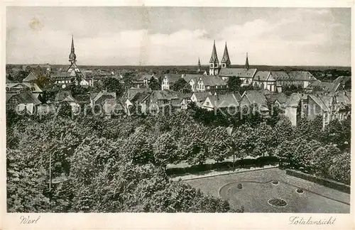 AK / Ansichtskarte Werl_Westfalen Panorama Werl_Westfalen