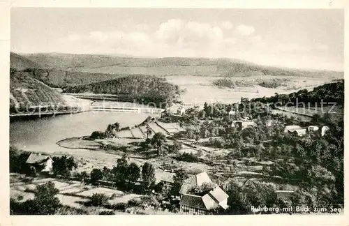 AK / Ansichtskarte Ruhrberg_Eifel Blick zum See Ruhrberg Eifel