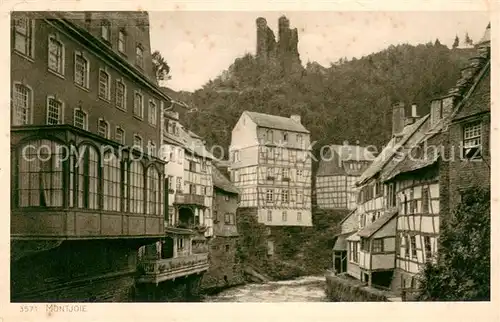 AK / Ansichtskarte Montjoie_Monschau Ruine Haller Montjoie Monschau