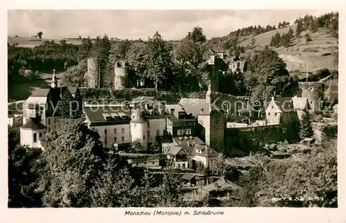 AK / Ansichtskarte Monschau Schlossruine Monschau