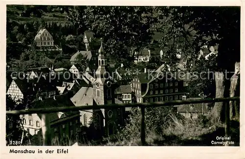 AK / Ansichtskarte Monschau Ortsansicht Eifel Foto Cornely Monschau