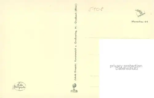 AK / Ansichtskarte Monschau Ortsansicht Eifel Monschau