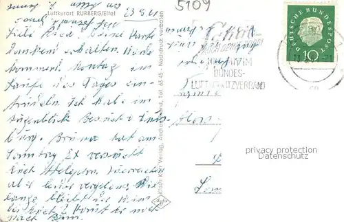 AK / Ansichtskarte Rurberg Schwimmbad Rursee Eifel Rurberg