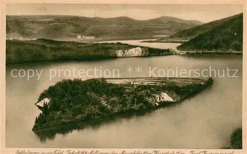 AK / Ansichtskarte Monschau Urbtalsperre Eifel Insel Krummenauel Monschau