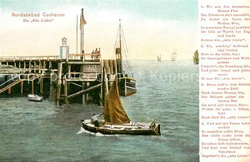 AK / Ansichtskarte Cuxhaven_Duhnen_Nordseebad Die "Alte Liebe" Cuxhaven_Duhnen