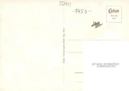 AK / Ansichtskarte Bruehl_Rheinland schloss Augustusburg Gartenparterre Moenchweiher Treppenhaus v.B.Neumann Bruehl_Rheinland