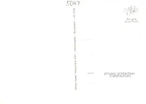 AK / Ansichtskarte Wesseling Rheinanlagen Wesseling