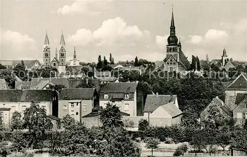 AK / Ansichtskarte Werl_Westfalen Ortsansicht Werl_Westfalen