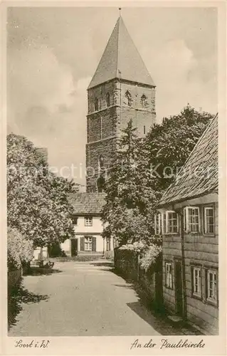 AK / Ansichtskarte Soest_DE_NRW An der Paulikirche 