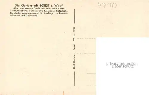 AK / Ansichtskarte Soest_DE_NRW An der Paulikirche 