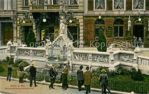 AK / Ansichtskarte Koeln_Rhein Heinzelmaennchenbrunnen Koeln_Rhein